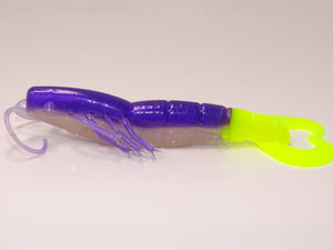 Phantom Purple, 4” Shrimp, qty 6