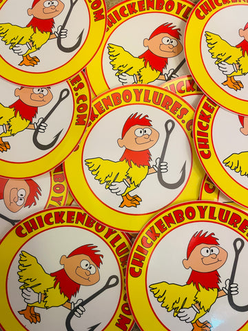 Chickenboylures.com 6” Sticker