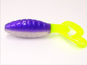 NEW!!! Bubba Clucker Mullet, Phantom Purple, 3 inches, qty 7