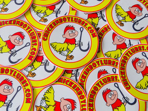 Chickenboylures.com 3” Sticker