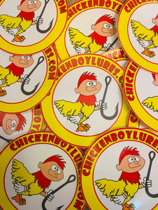 Chickenboylures.com 6” Sticker
